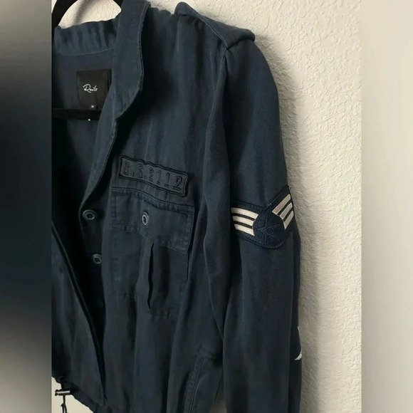 Grant Military Jacket in Indigo - XS - Picture 5 of 11
